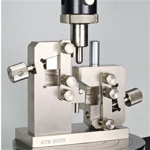 ASTM  D5379V 形切口梁法测定复材剪切夹具