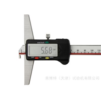 数显单钩头游标深度尺玻璃仪器