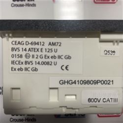 GHG4109809P0021 CEAG伊顿Ammeter防爆电流表GHG4109809P0021