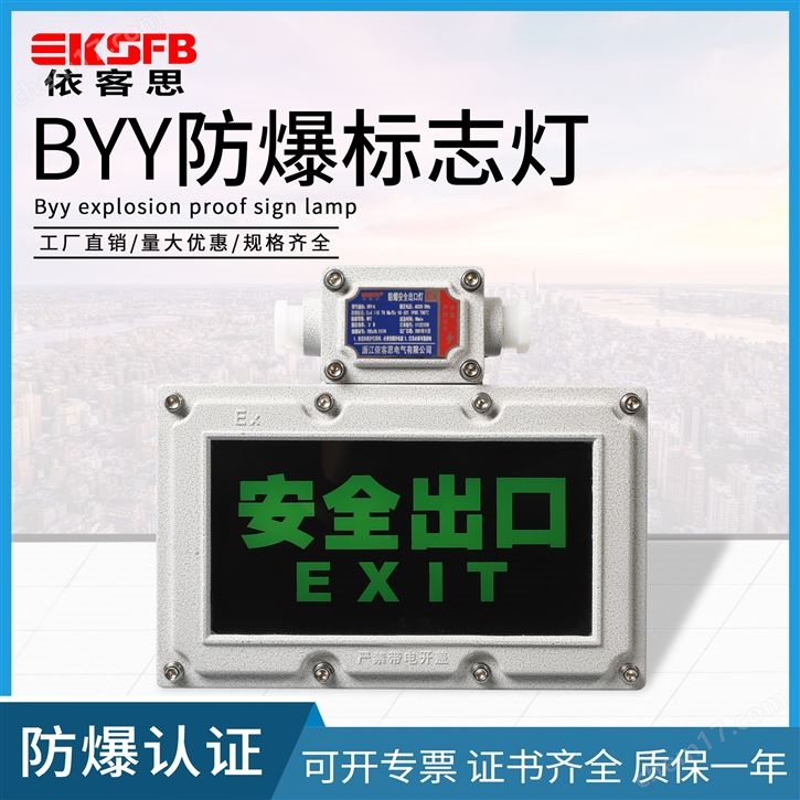 BYY BAJ52 3W防爆應(yīng)急雙面標(biāo)志燈