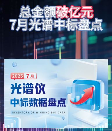 總金額破億元 7月光譜中標(biāo)數(shù)據(jù)盤點(diǎn)