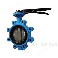 華控 DN125 8孔對夾式手動蝶閥