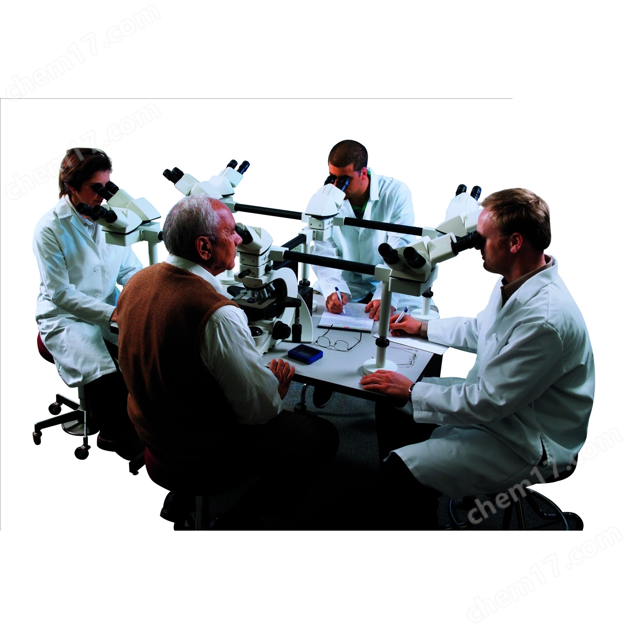 多人共覽顯微鏡