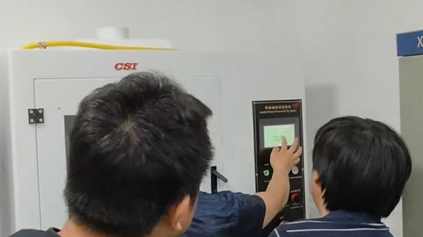 上海程斯為上海某公司提供針焰燃燒測(cè)試儀上門培訓(xùn)服務(wù)