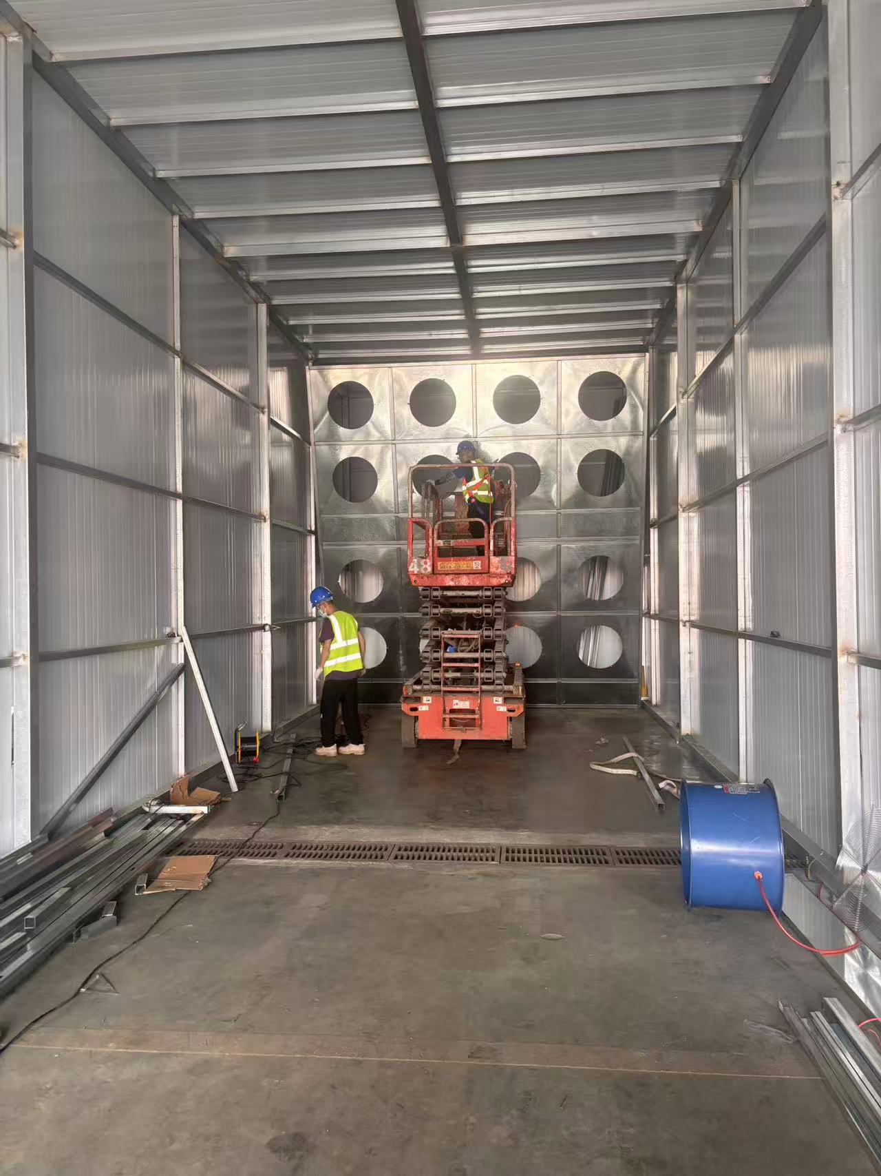 荆州整机高温试验房由武汉格特搭建完工