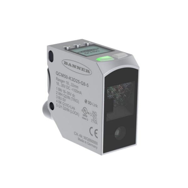 banner邦纳颜色传感器QCM50-K1D60-Q8-4深度解析