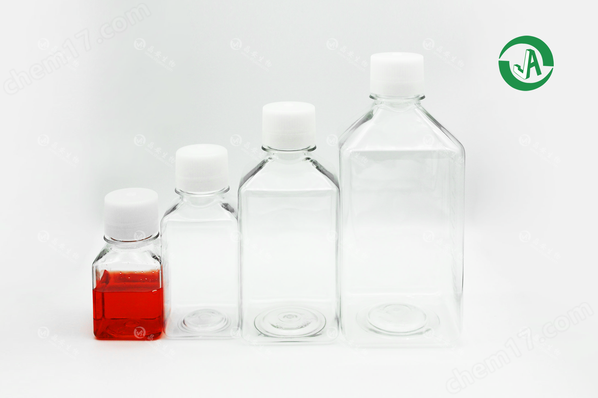 晶安生物PET無(wú)菌血清儲(chǔ)液瓶500ml1000ml