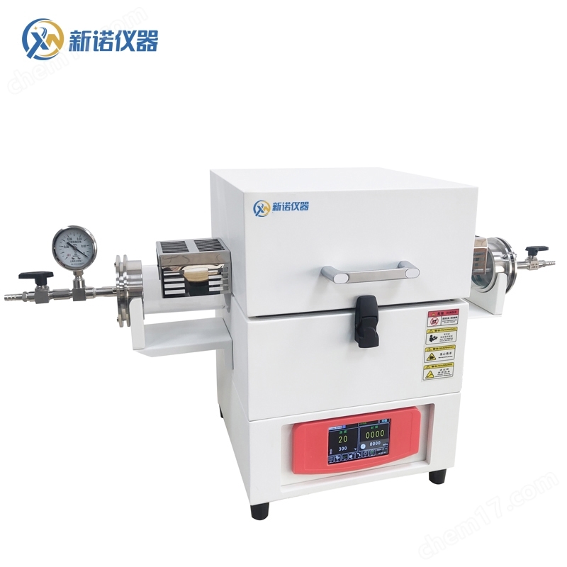 新諾儀器高溫管式爐管式電阻爐開啟式真空