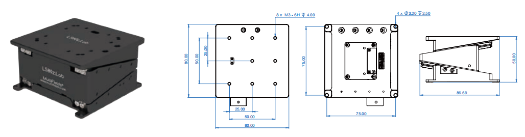 image.png 线性/垂直/升降/旋转/角摆位移台Lab系列